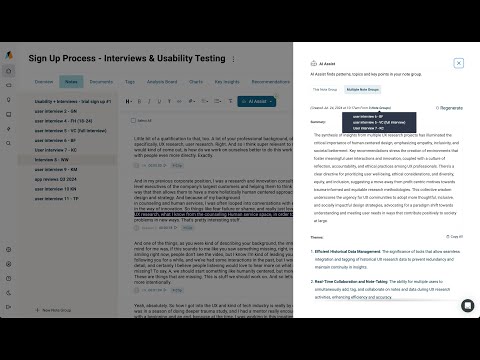 AI Assist [Powerful Update!] - Analyze Multiple Research Sessions in Moments