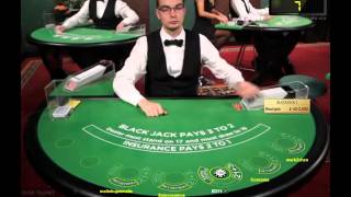 Evolution Gaming Live Blackjack Session Min £50 Bets