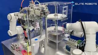 ⚙️ ELITE ROBOTS EC63: Advanced Tube Handling Automation Demo