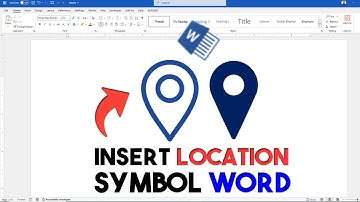 2 Ways to Insert LOCATION Symbol in Word