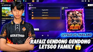 LETSGO FAMILY VS THAILAND 🔥🔥  - RAFAIZ DI BELI LETSGO ,😱‼️
