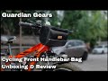 Cycling Front Handlebar Bag by Guardian Gears | Unboxing, Detailed Review, Installation | DNA VLOGS