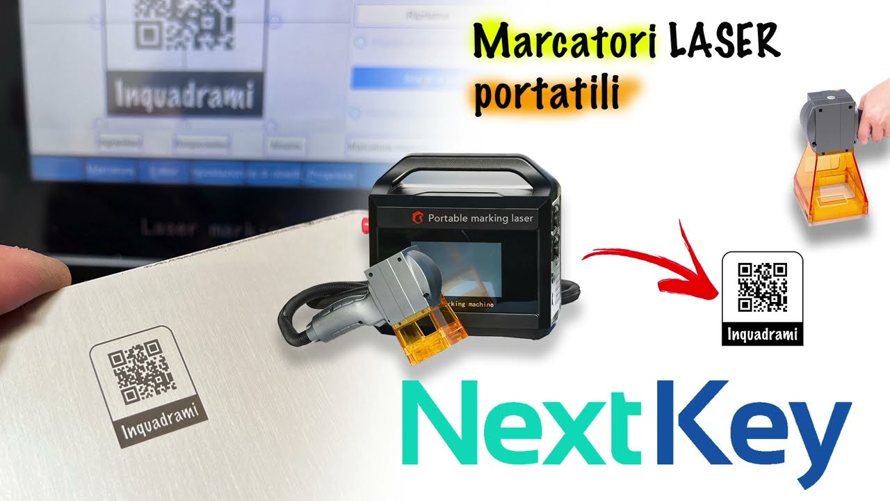 Marcatori laser portatili per acciaio inox e alluminio