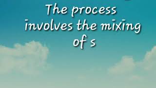 Definition of solid mixing with its mechanism