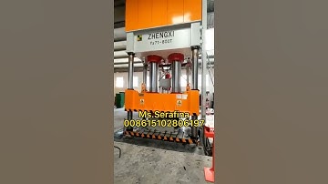 800T Four-column SMC hydraulic press, FRP/ BMC/SMC manhole cover molding machine