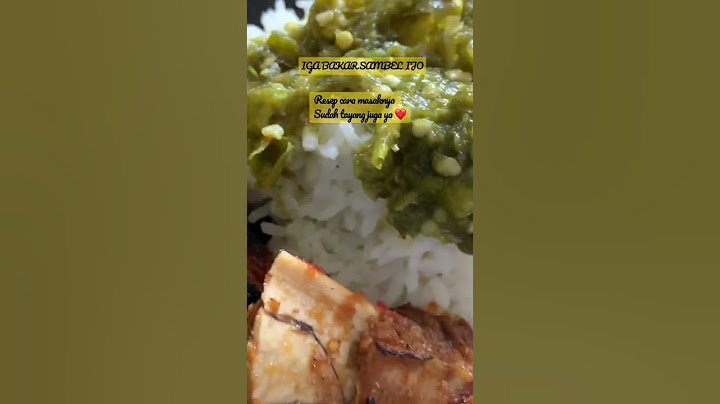 Iga bakar sambel ijo, mantul banget 😋 #igabakar