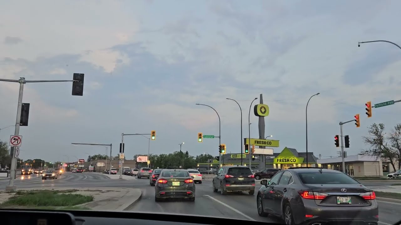 Winnipeg Pembina Highway Evening