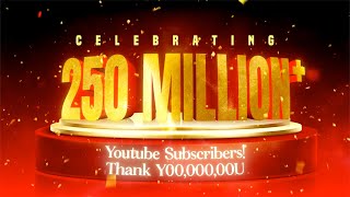 Full 250 Million Strong: Thank You for Your Incredible Support! | T-Series | Bhushan Kumar Update