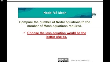16 Chapter 2 Mesh Analysis or Nodal Analysis