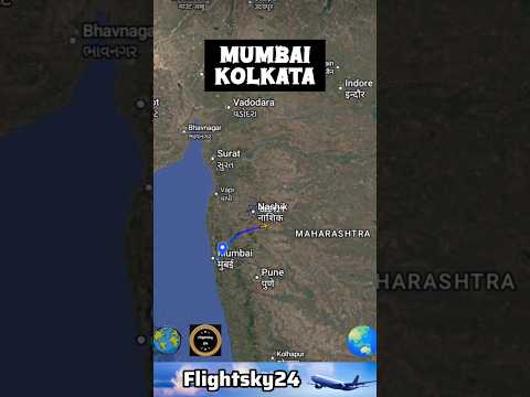 Mumbai to Kolkata flight | IndiGo 6E2121 #explore #aviation #travel