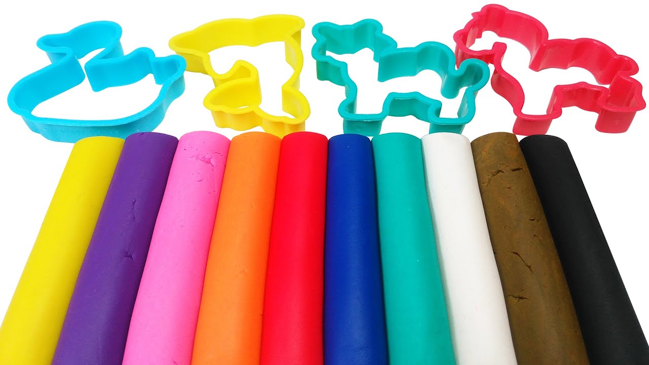 Play Doh Modelling Clay With Molds Fun and Creative for Kids YouTube