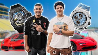 Racing All Our Supercars At The Track! Ft. Jaelan Phillips