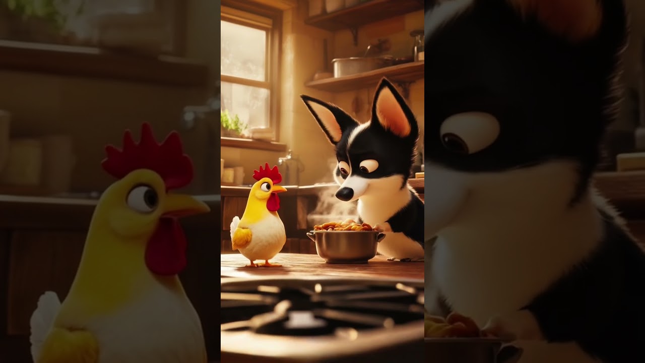 Corgi Saves a Chicken | Heartwarming Animated Short 