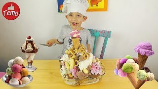 🍨Гигантское Мороженое с Конфетами🍨 Готовим ОГРОМНЫЙ торт из мороженого и конфет🍨Giant ice cream cake