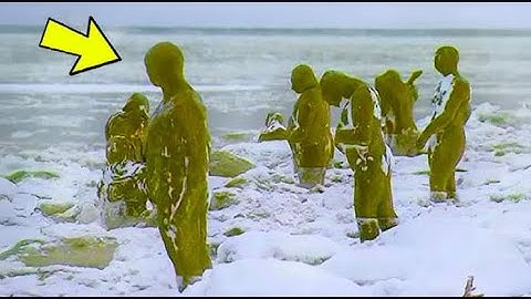 Scientists Find Frozen Statues – When They Notice This Detail, One Cries Out, “Call The Police!!