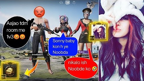 Random 3 players call me Noob / challenge for 1vs 3 TDM room (part - 58)