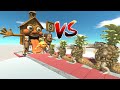Brainrot Animal Memes  Who Can Pass the 9 Levels of Crocodilo Penisiniin in Animal Revolt Battle Sim