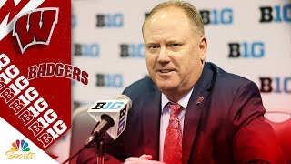 Wisconsins Greg Gard Thinks Program Is In A Really Good Place Big Ten On Nbc Sports