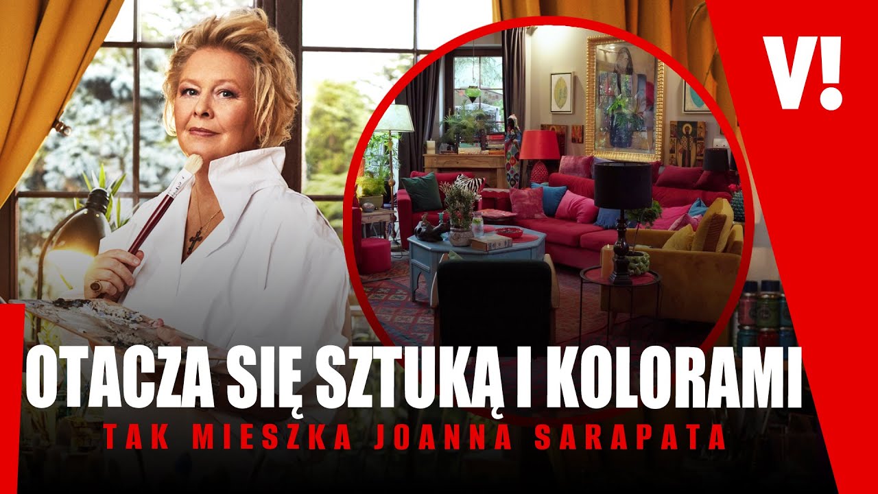 DOM I PRACOWNIA MALARSKA JOANNY SARAPATY🏠 Jej obrazy kupili Michael Jackson i Elton John!