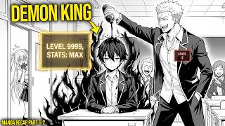 REINCARNATED As The Mafia Boss Son, He's A LEVEL 9999 Demon King Pretending To Be Weak Student