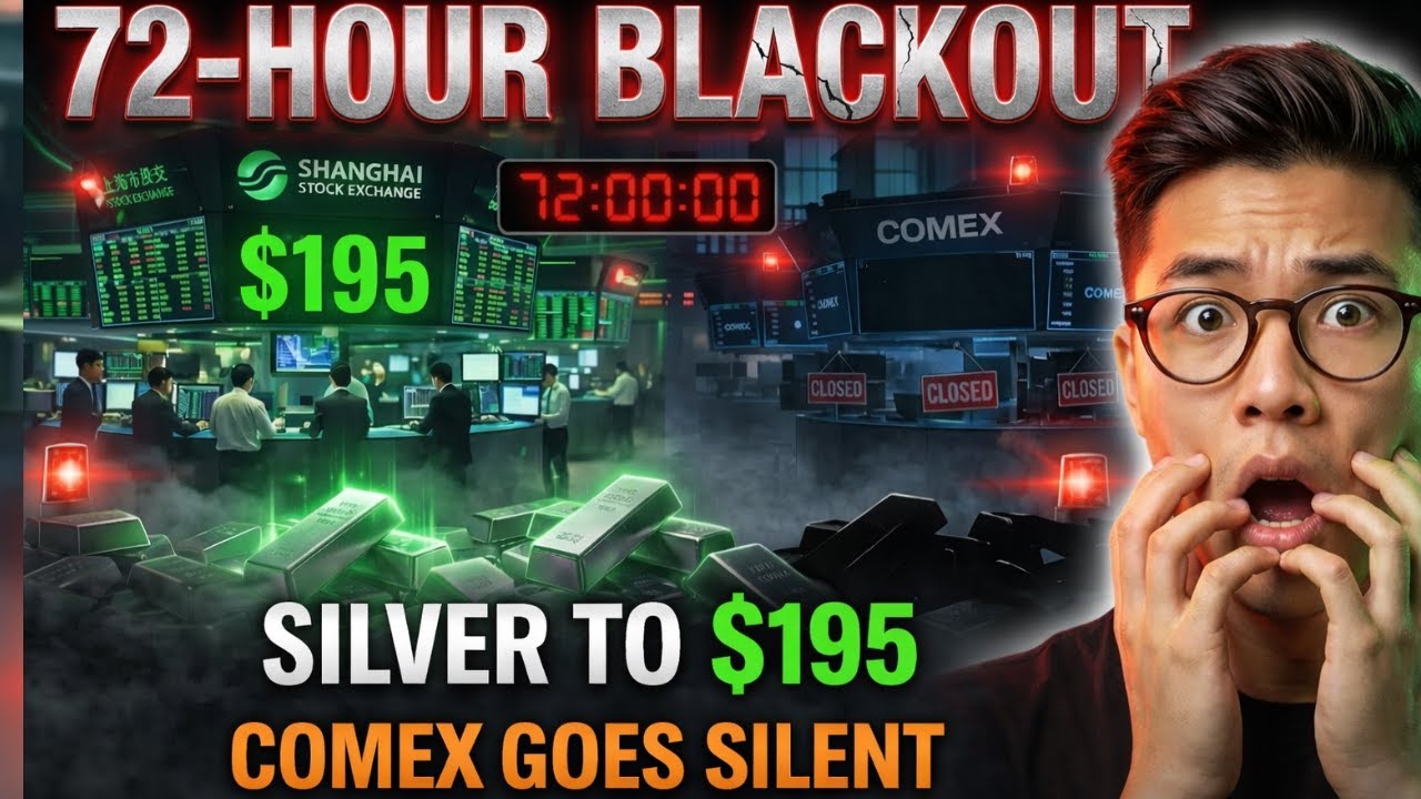 72-Hour Market Blackout: Asia Drives Silver Toward $195 as COMEX Falls Silent