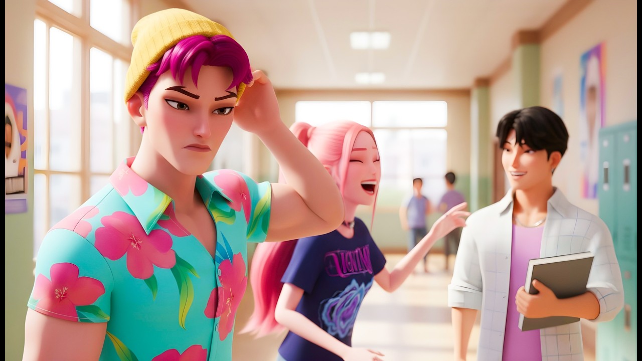 The Silent Confession | Abby Saja & Mira’s Sweet Jealousy | K-Pop Demon Hunters