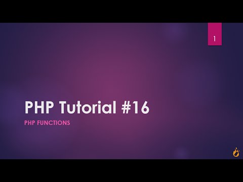 PHP Function - PHP Tutorial - 16