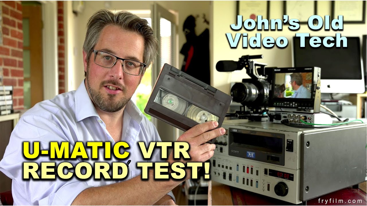 1970's Sony UMatic Video Tape Recorder Test vs HD! YouTube