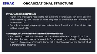 BAC 5 Group 2 Chapter 14: THE ORGANIZATIONAL OF INTERNATIONAL BUSINESS