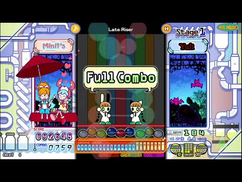 [ポップン UniLab] Late Riser (ヴィジュアル 3 / VISUAL 3) Hyper mirror