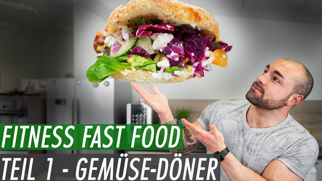 Fitness Fast Food - Gemüse-Döner selbst gemacht | Besser als Mustafas Gemüse-Kebap?