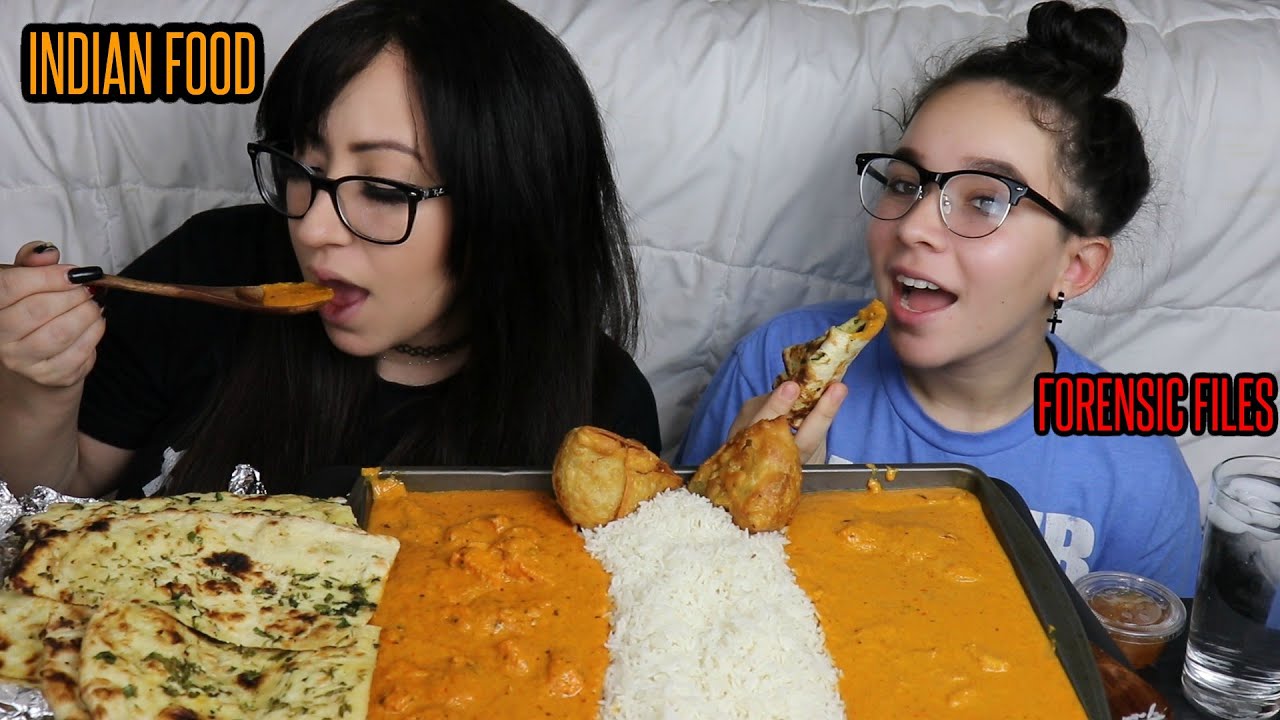 INDIAN FOOD CHICKEN AND SHRIMP TIKKA MASALA MUKBANG | EATING SHOW