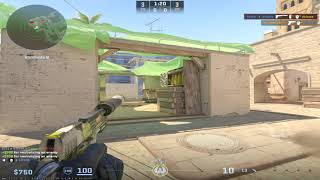 The second kill was the skilliest (luckiest) prefire ever with USP