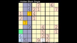 How to Solve Washington Times Sudoku Difficult  26 January, 2026