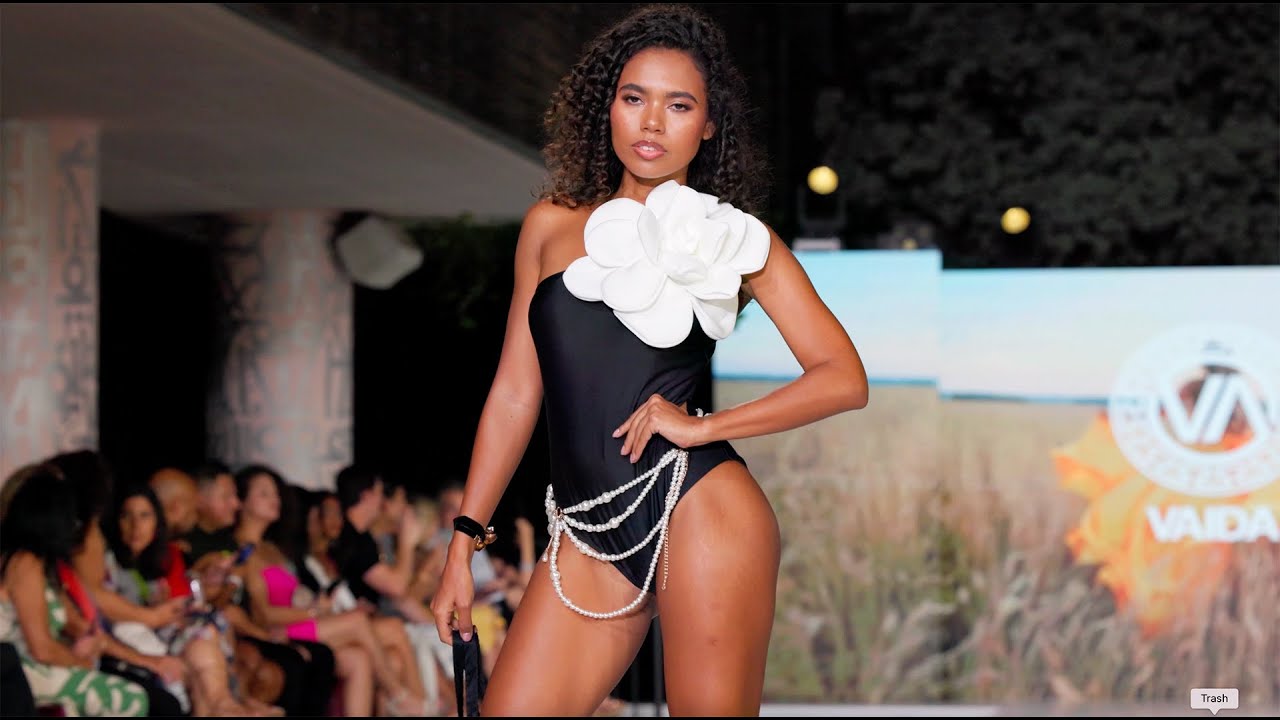 Mayra Calderon in 4k Slow-Mo walk for VAIDA Swimwear at Miami Swim Week 2024