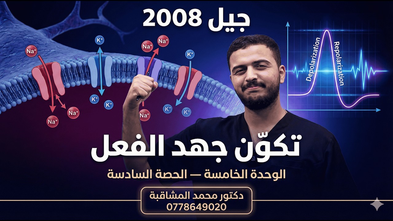 تكون السيال العصبي وجهد الفعل - أحياء الفصل الثاني - جيل 2008