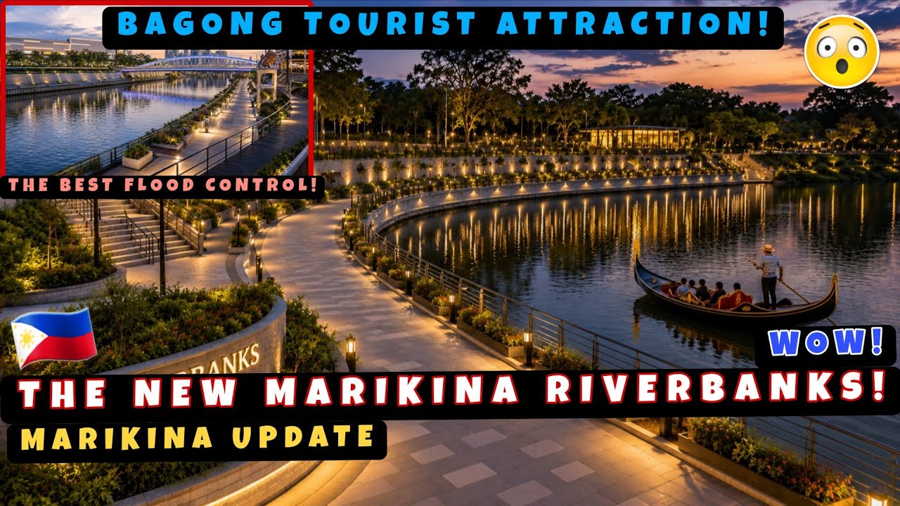 WOW! Ganito Pala ang Posibleng Maging Hitsura ng Marikina Riverbanks! Flood Control Project Update!