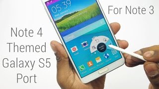 Galaxy Note 3 ROM /w Note 4 Apps + Theme + Galaxy S5 Base - Install Instructions screenshot 1