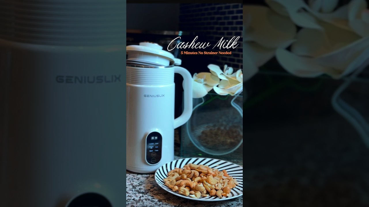 2 Ingredient Cashew Milk 🥛 