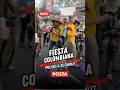 Mexicanos reciben a colombianos con música y danza afuera del Estadio