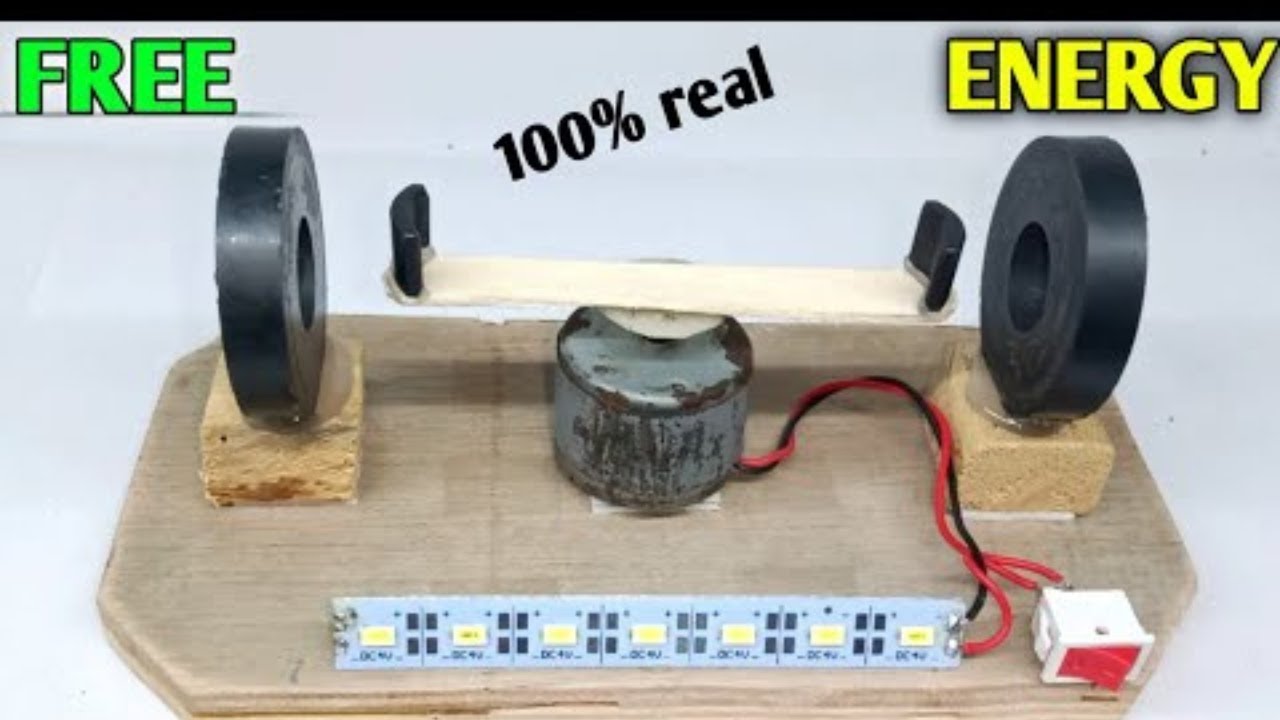How to make Free Energy With and Dc Motor Generator