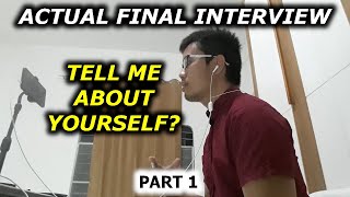 Actual Call Center FINAL INTERVIEW Question and Answer TELL ME ABOUT YOURSELF Part 1 2023 BPO HIRED! screenshot 4