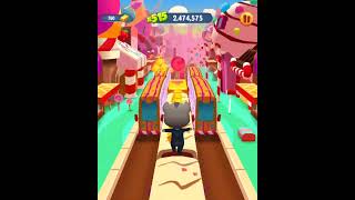 Talking Tom Gold Run Agent Tom Runs in Candyland Funny Race Android Gameplay #Shorts