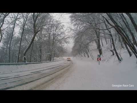 Subaru Impreza Sti snow drift Sabaduri forest