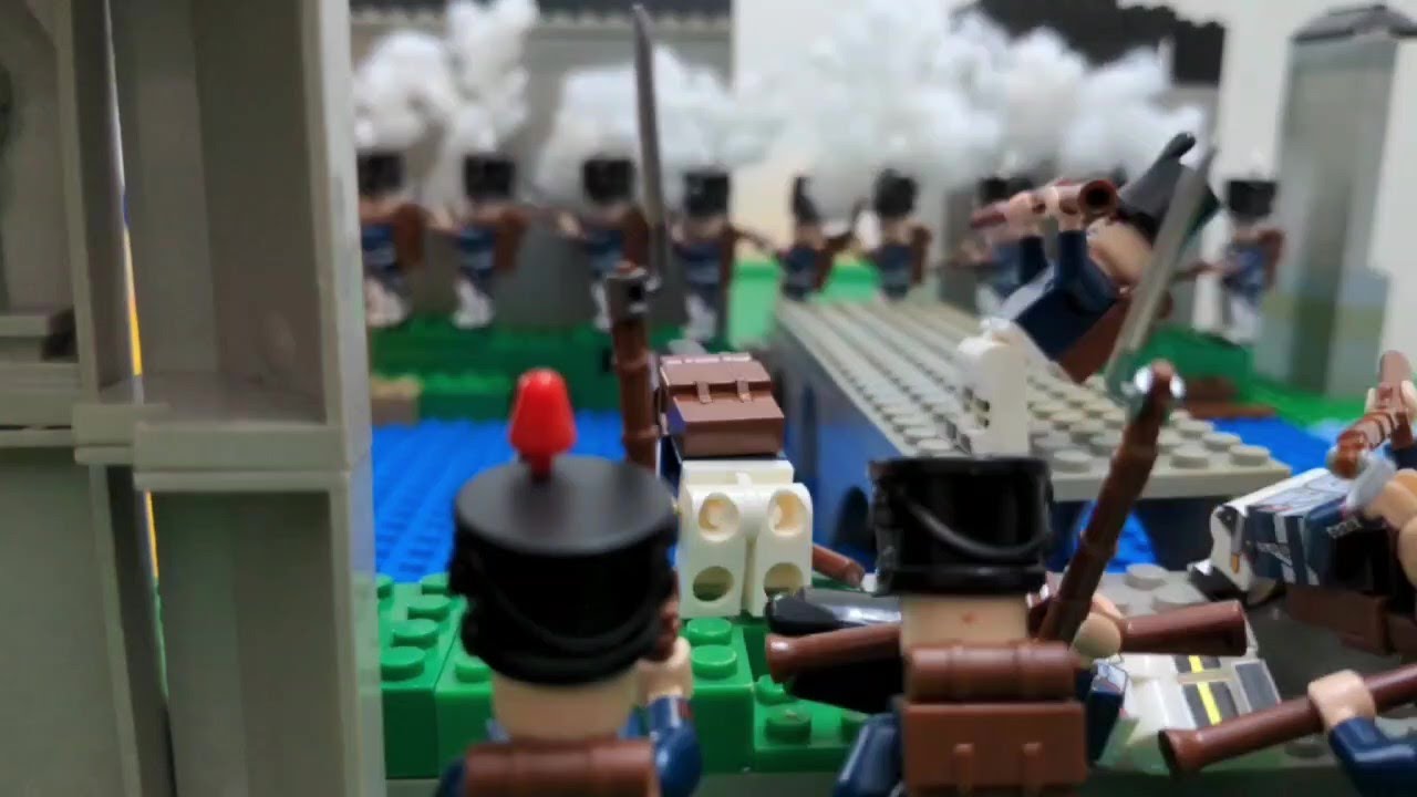Epic Lego Stop Motion Battle of Waterloo, Part 1 (Crossroads)