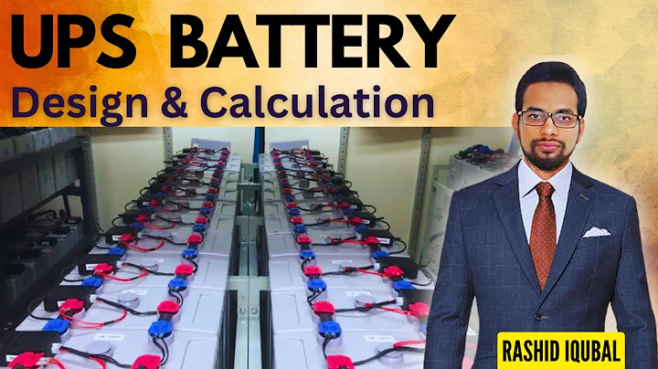 UPS Battery Design and Calculation | Step-by-Step Guide with Detailed Examples