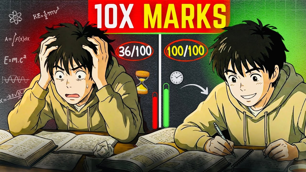 Become Topper in Last 1 Month🔥 Last Moment Study Tips (10X MARKS)