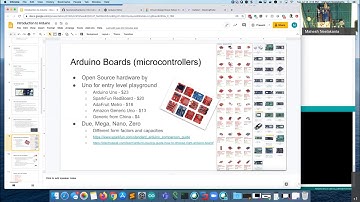 Arduino Webinar Series Session 1
