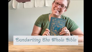 Handwriting Cursive Proverbs 6 - The Life of a Homemaker Bible Copying Challenge