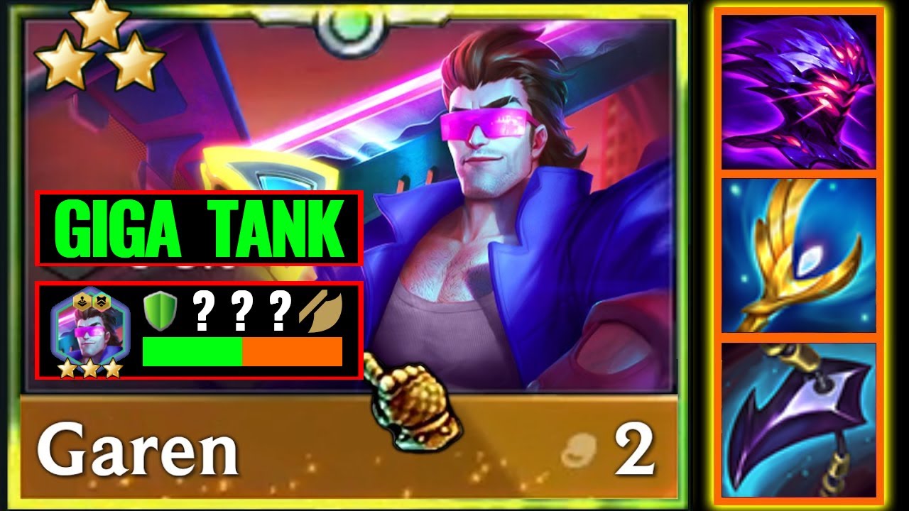 ⭐⭐⭐ Giga GAREN! 17k HP with 8 Sentinel + 4